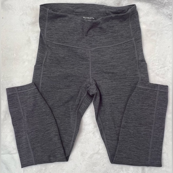 Athleta Ultimate Stash High Rise 7/8 Legging Grey Size Small Excellent Condition - Picture 1 of 6